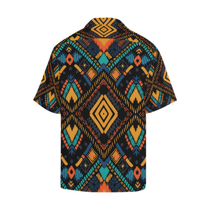 Kente Pattern Print Design 05 Men's Hawaiian Shirt