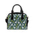 Llama Cactus Pattern Print Design 02 Shoulder Handbag