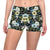 Anemone Pattern Print Design AM03 Yoga Shorts