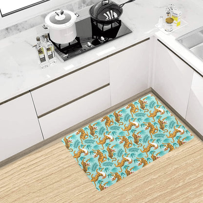 Tiger Print Design LKS304 Kitchen Mat