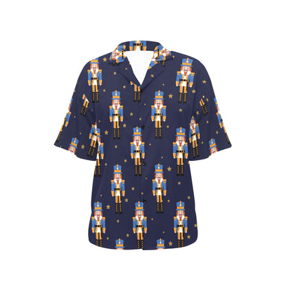 Nutcracker Pattern Print Design A04 Women's Hawaiian Shirt