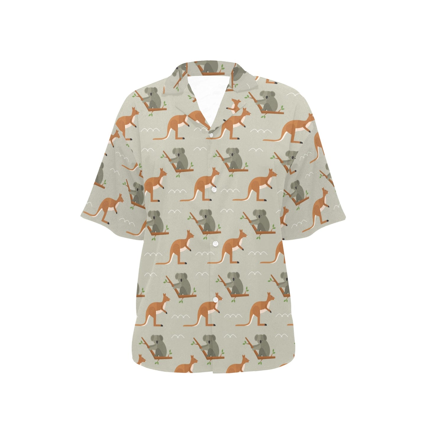 Koala Pattern Print Design 03 Women's Hawaiian Shirt