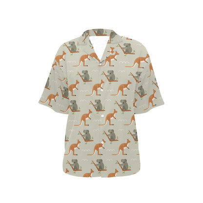Koala Pattern Print Design 03 Women's Hawaiian Shirt