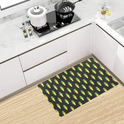Corn Pattern Print Design 05 Kitchen Mat
