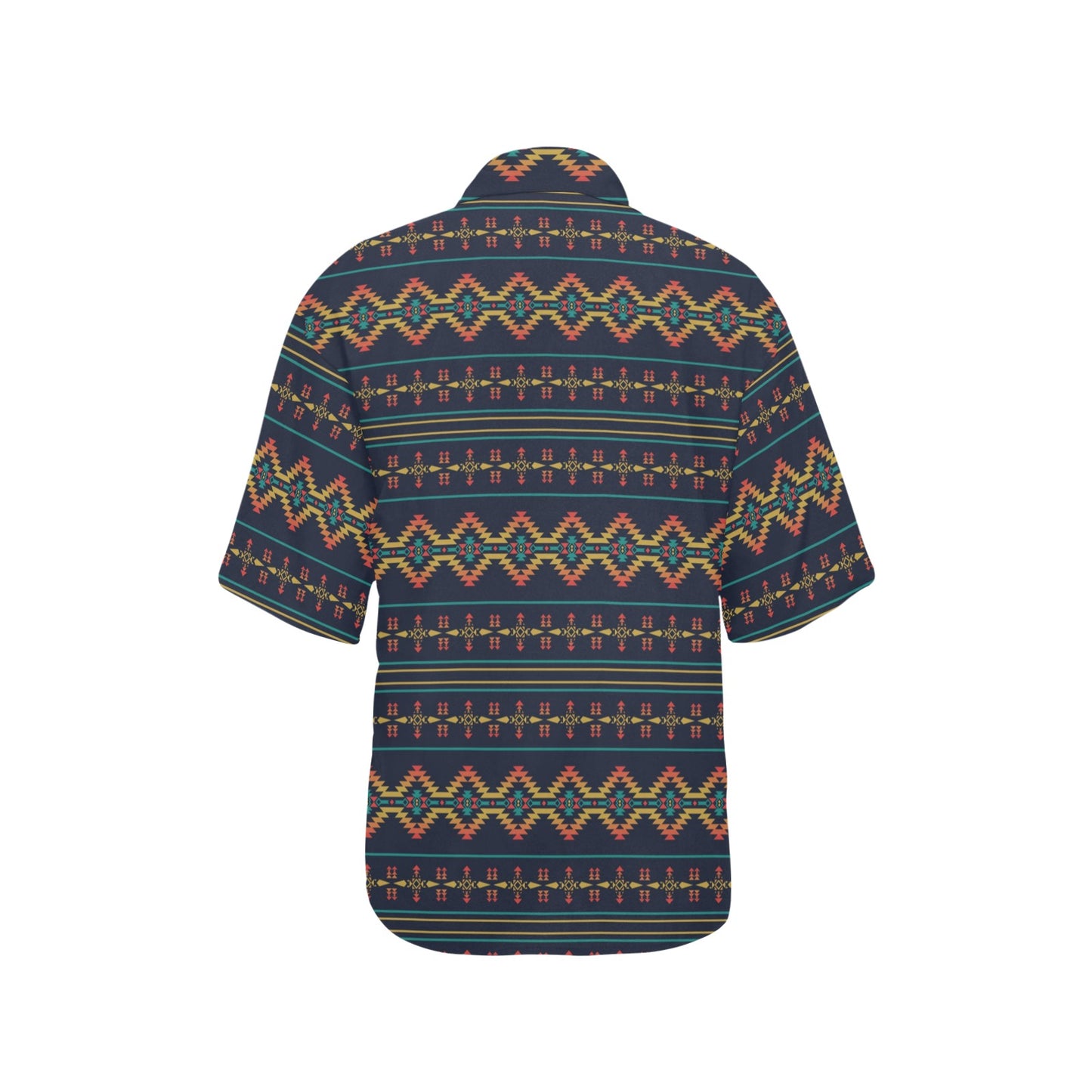 Southwest American Design Themed Print Women's Hawaiian Shirt