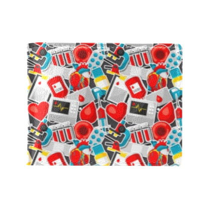 Phlebotomist Medical Themed Men's ID Card Wallet