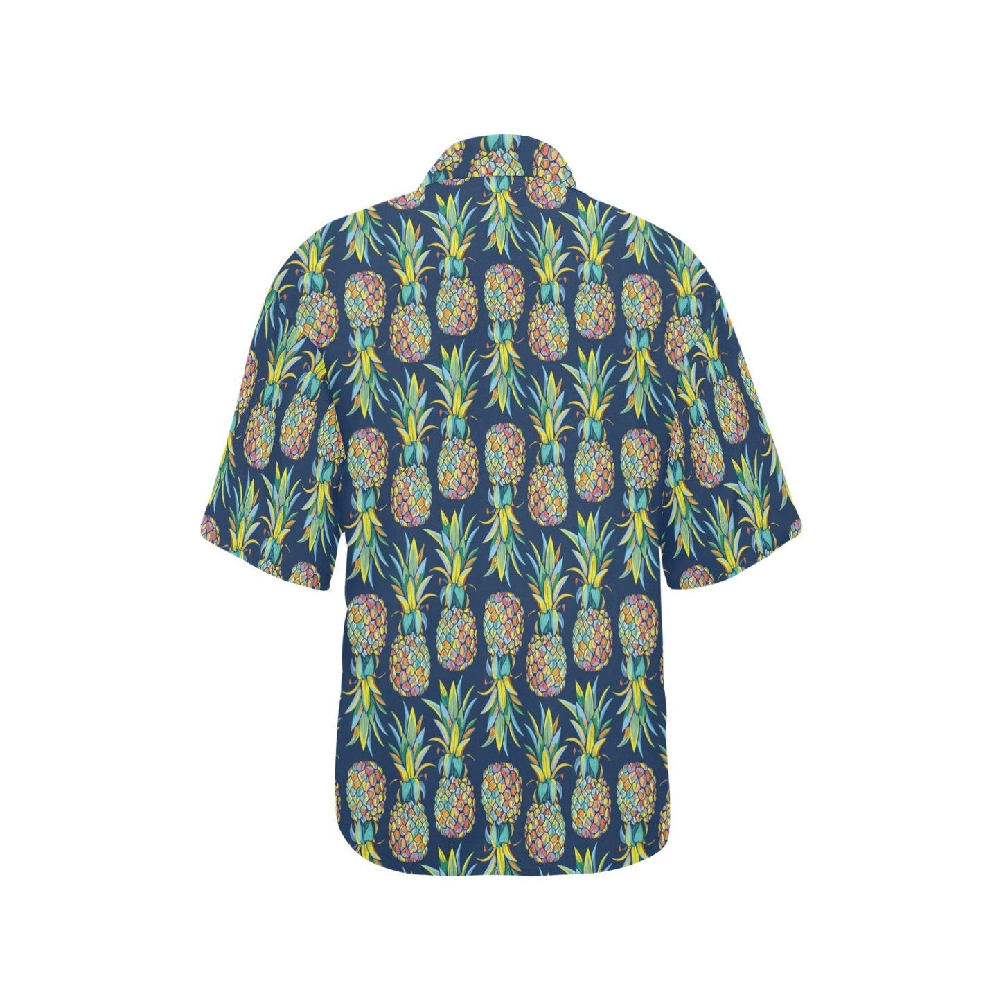 Pineapple Color Art Women's Hawaiian Shirt