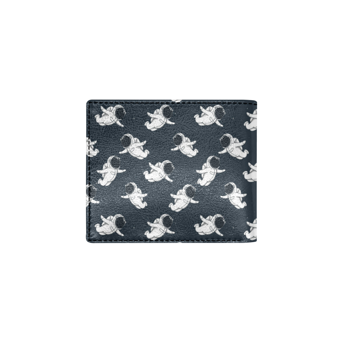 Astronaut Pattern Print Design 02 Men's ID Card Wallet