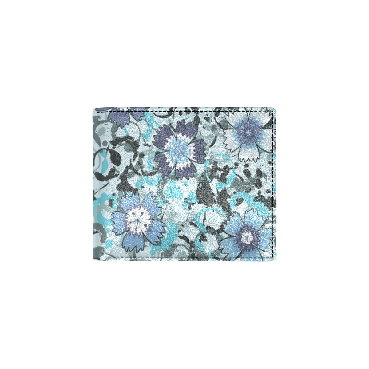Carnations Pattern Print Design CN04 Men's ID Card Wallet
