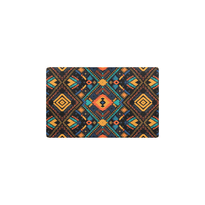 Kente Pattern Print Design 04 Kitchen Mat