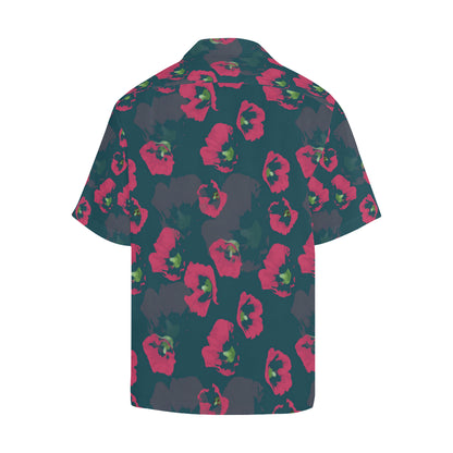 Morning Glory Pattern Print Design 01 Men's Hawaiian Shirt