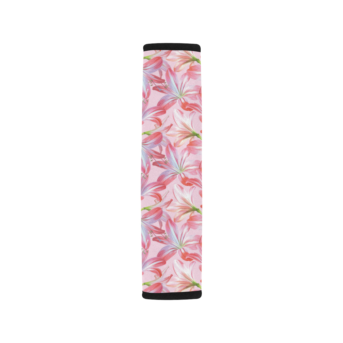 Amaryllis Pattern Print Design 02 Car Seat Belt Cover