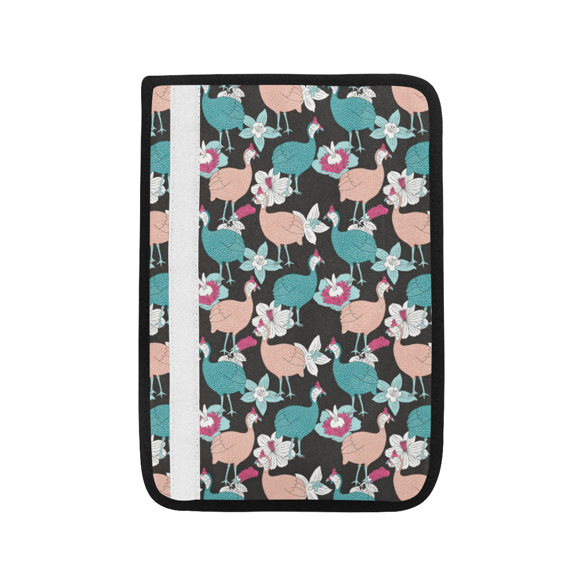Guinea Fowl Pattern Print Design 03 Car Seat Belt Cover