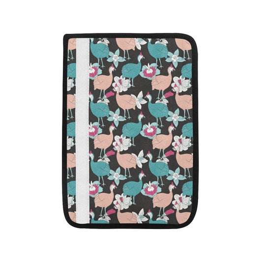Guinea Fowl Pattern Print Design 03 Car Seat Belt Cover