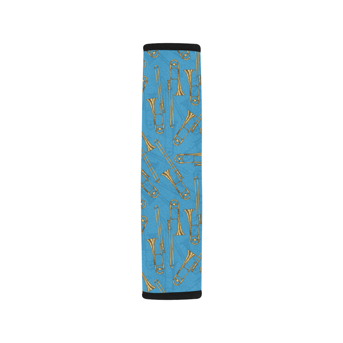 Trombone Pattern Print Design 01 Car Seat Belt Cover
