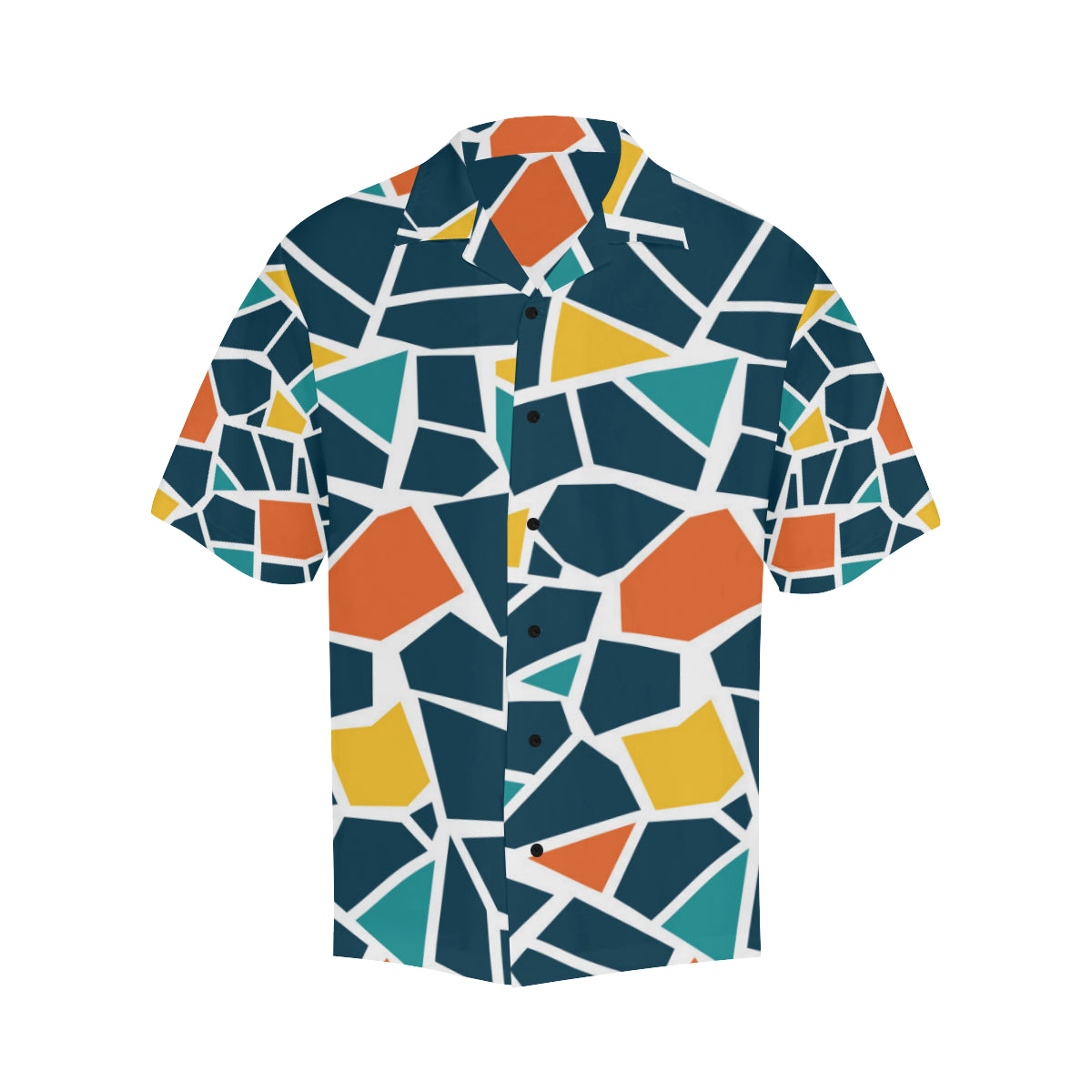 Mosaic Pattern Print Design 02 Men's Hawaiian Shirt