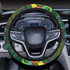 Rooster Pattern Print Design A01 Steering Wheel Cover with Elastic Edge