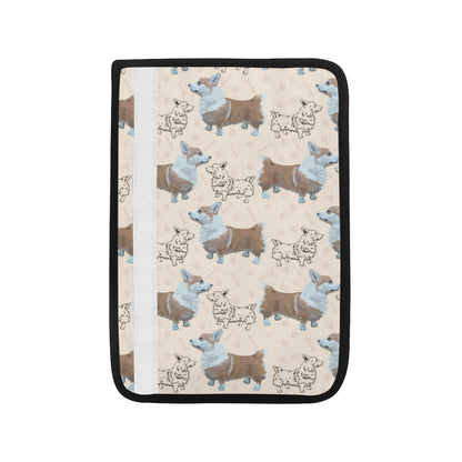 Pembroke Welsh Corgis Pattern Print Design A03 Car Seat Belt Cover