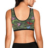 Monarch Butterfly Pattern Print Design 04 Sports Bra