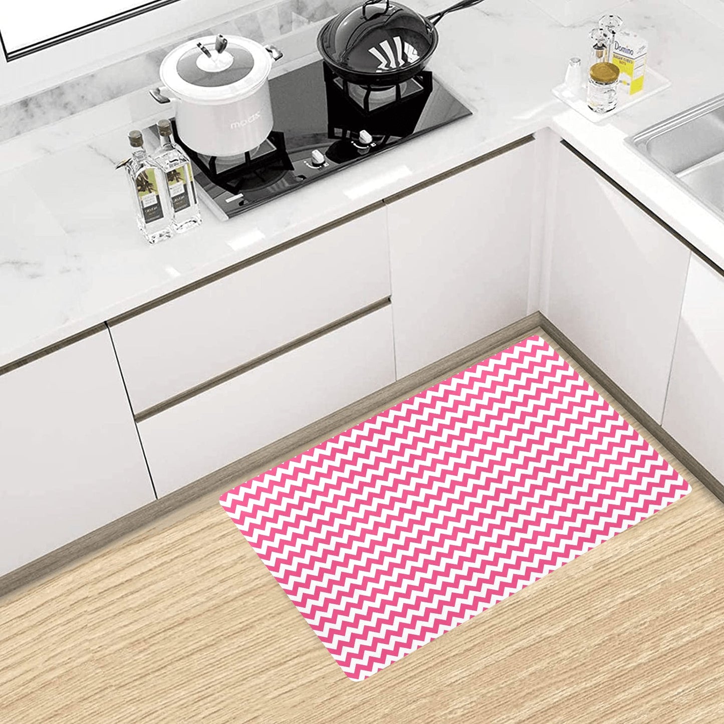 Chevron Print Design LKS402 Kitchen Mat
