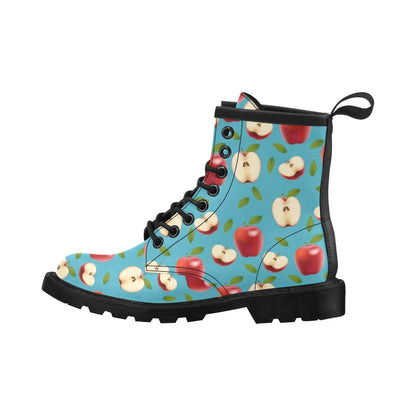 Apple Pattern Print Design AP012 Women's Boots