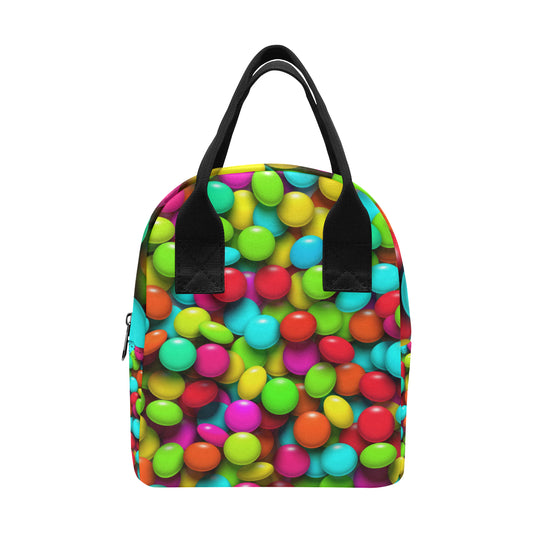 Candy Pattern Print Design CA03 Insulated Lunch Bag