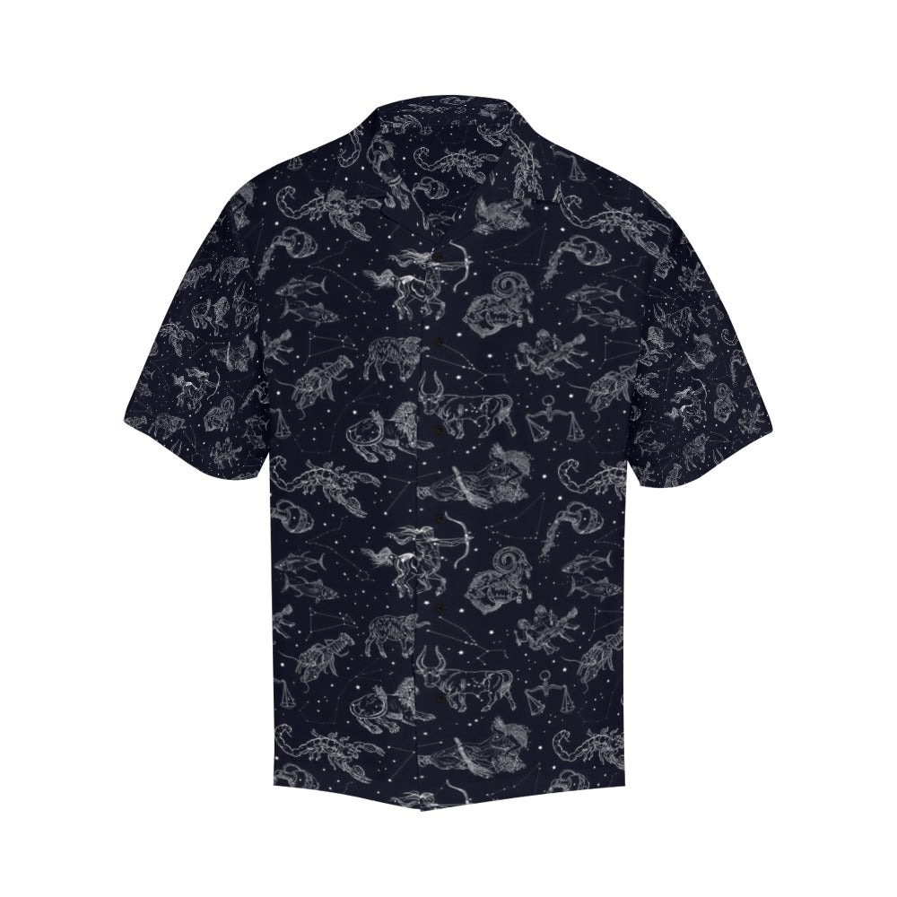 Zodiac Print Design LKS304 Men's Hawaiian Shirt