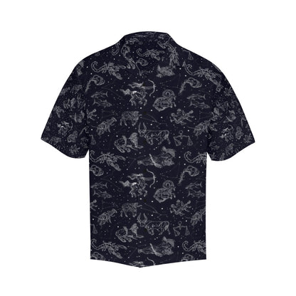 Zodiac Print Design LKS304 Men's Hawaiian Shirt