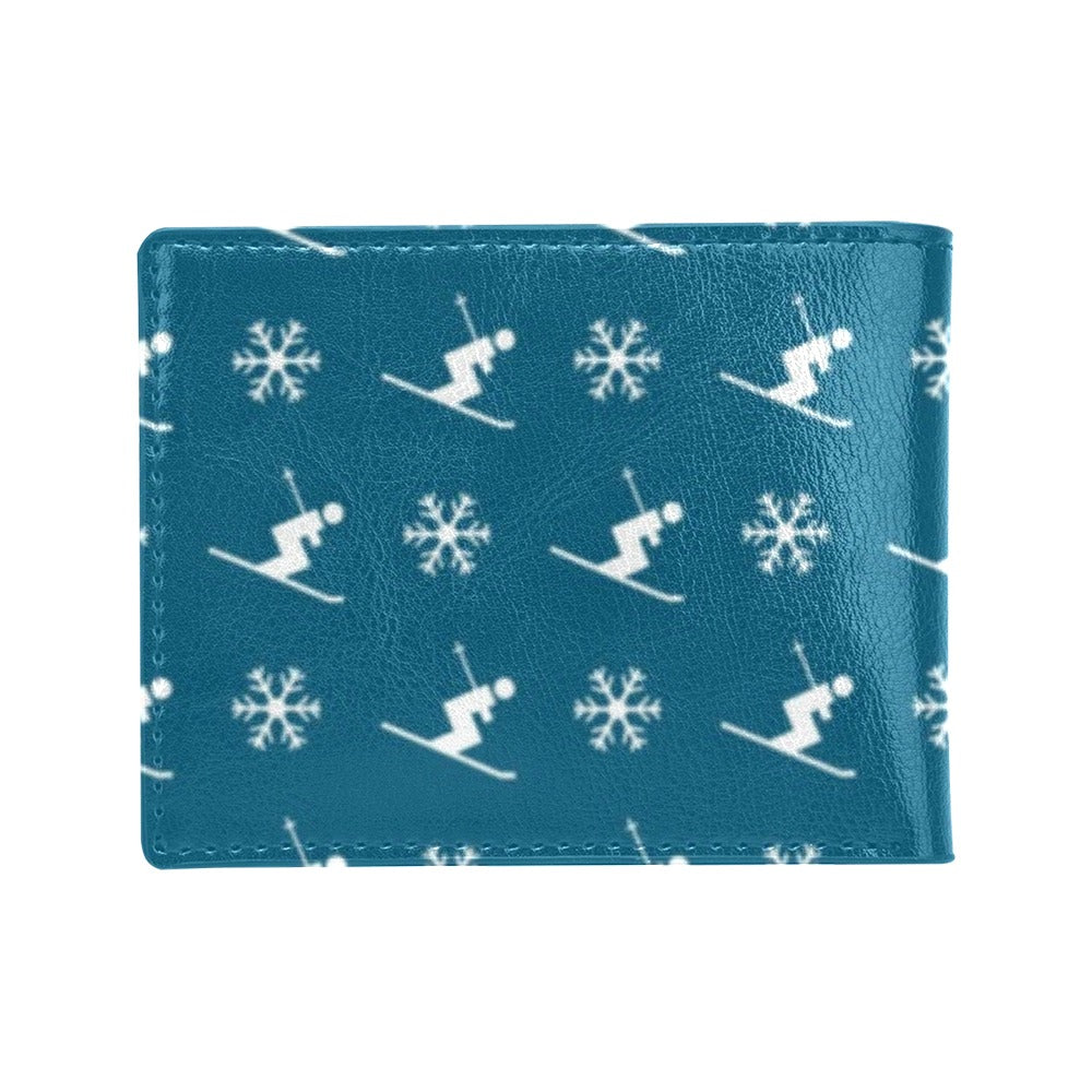 Ski Print Design LKS301 Men's ID Card Wallet