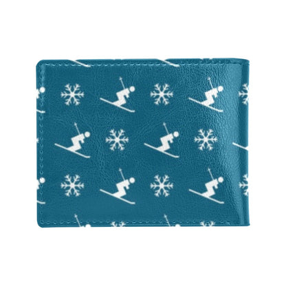 Ski Print Design LKS301 Men's ID Card Wallet