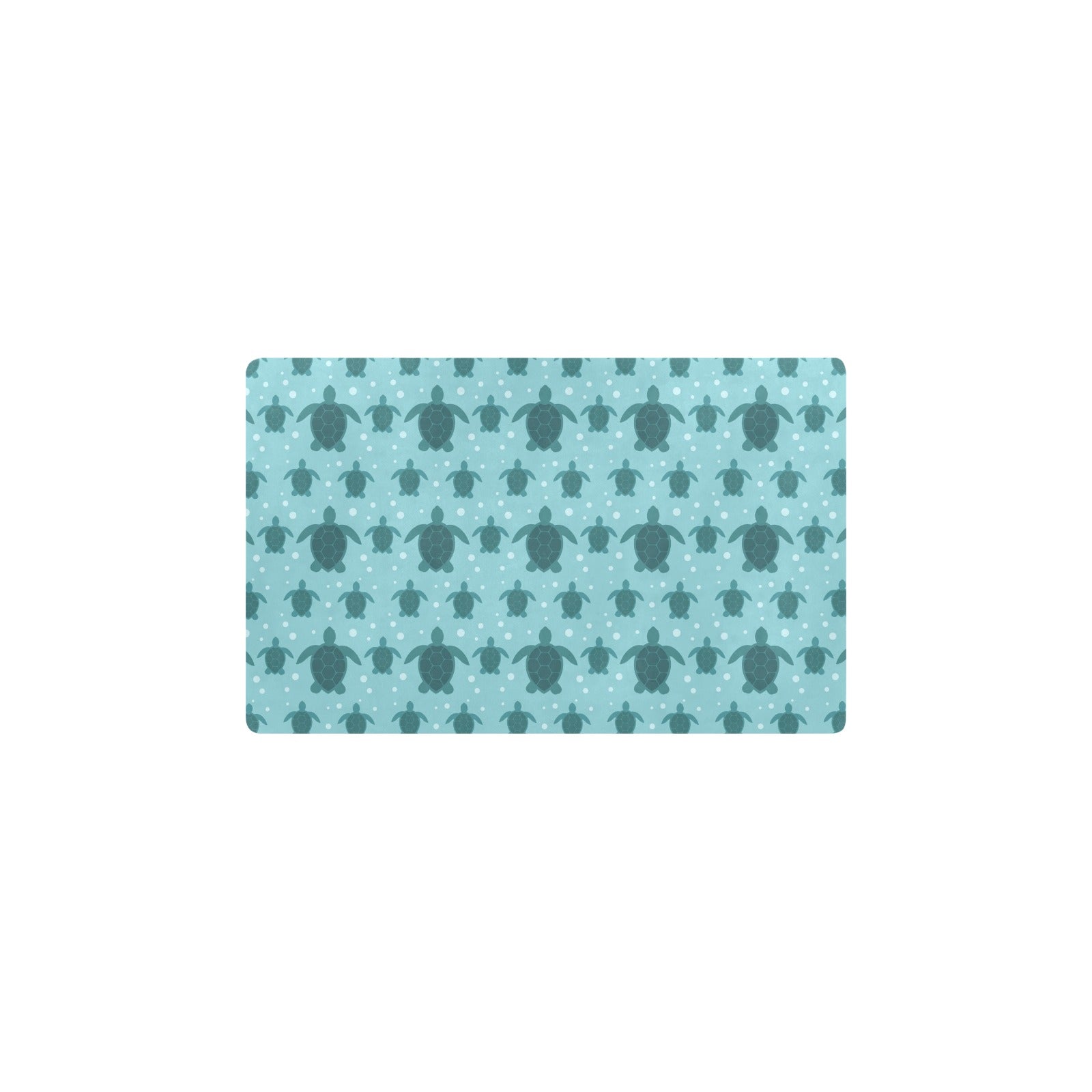 Sea Turtle Print Design LKS305 Kitchen Mat