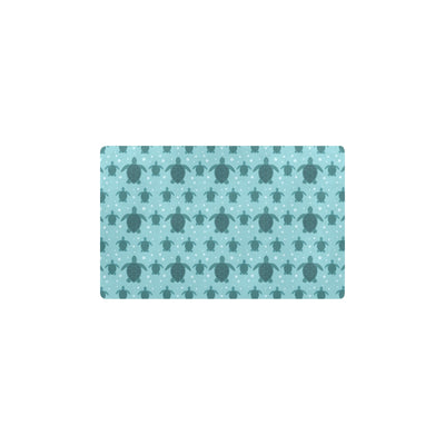 Sea Turtle Print Design LKS305 Kitchen Mat