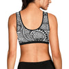 Polynesian Tribal Pattern Sports Bra