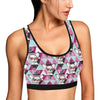 Chihuahua Cute Triangle Pattern Sports Bra