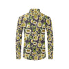 Daisy Vintage Print Pattern Men's Long Sleeve Shirt