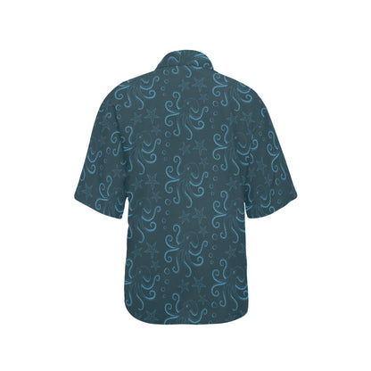 Octopus Pattern Print Design A05 Women's Hawaiian Shirt