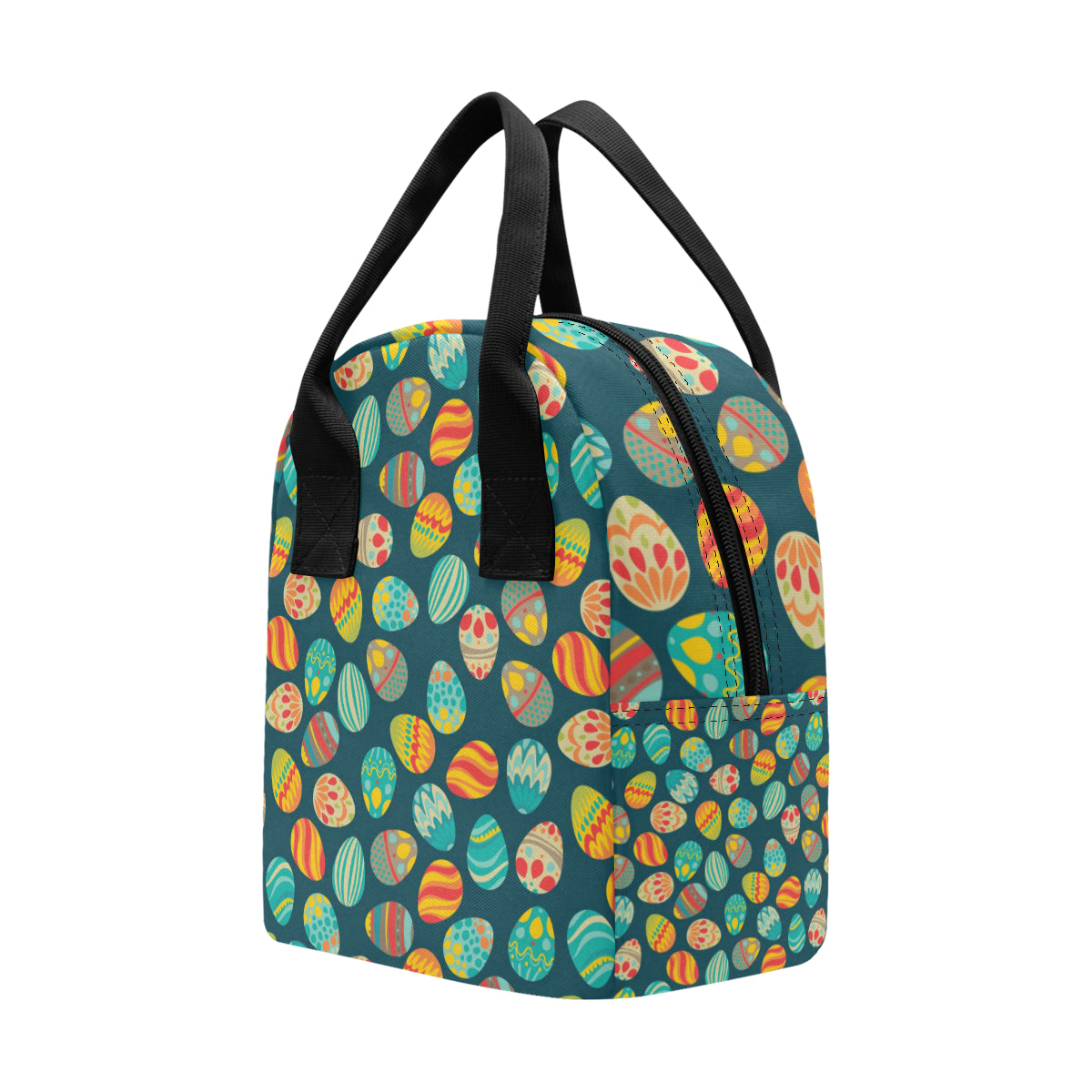 Easter Eggs Pattern Print Design RB09 Insulated Lunch Bag