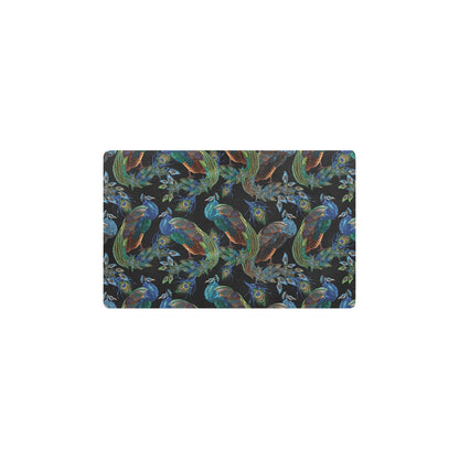 Peacock Pattern Print Design A04 Kitchen Mat