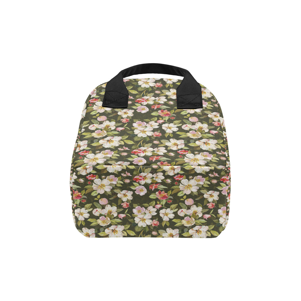 Apple blossom Pattern Print Design AB01 Insulated Lunch Bag
