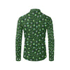 Peacock Feather Green Design Print Men's Long Sleeve Shirt