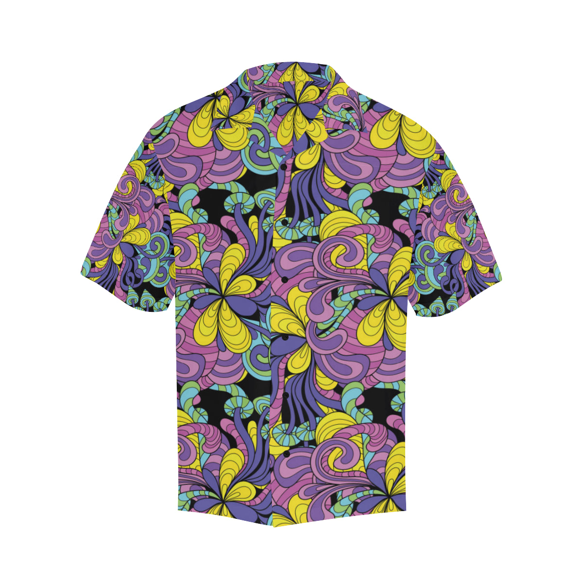 Psychedelic Pattern Print Design A04 Men's Hawaiian Shirt