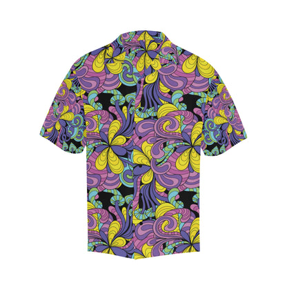 Psychedelic Pattern Print Design A04 Men's Hawaiian Shirt