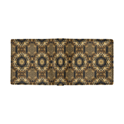 Celtic Pattern Print Design 07 Men's ID Card Wallet
