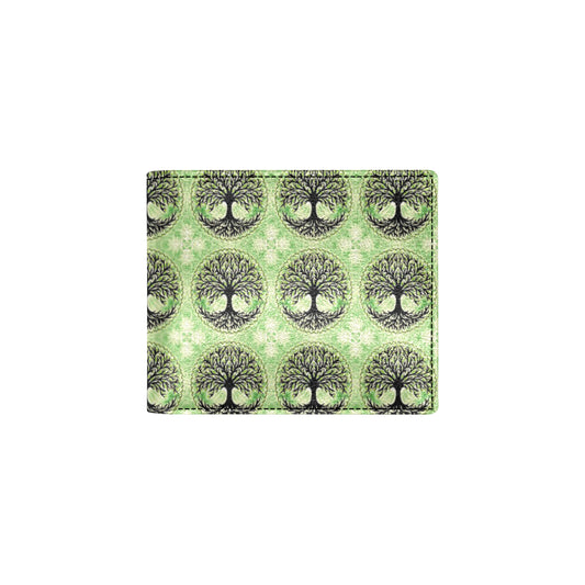 Celtic Pattern Print Design 010 Men's ID Card Wallet