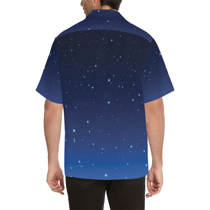 Night sky Pattern Print Design A01 Men's Hawaiian Shirt