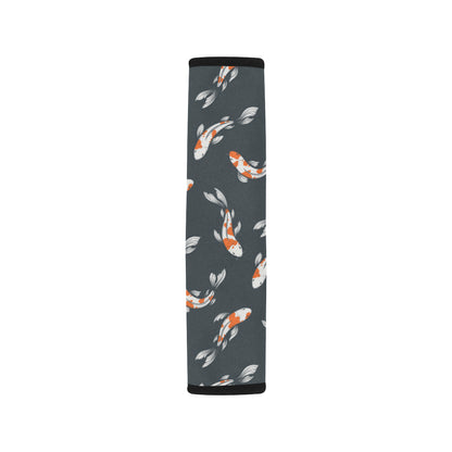 KOI Fish Pattern Print Design 04 Car Seat Belt Cover