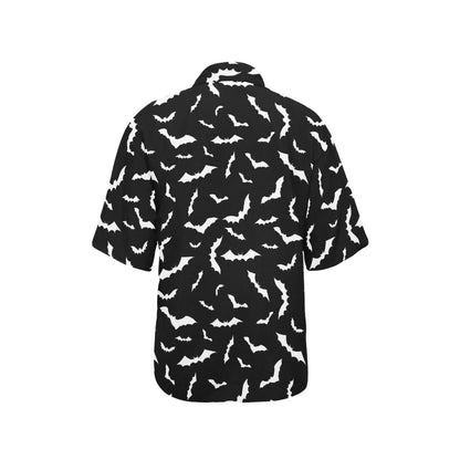 Bat Pattern Print Design 05 Women's Hawaiian Shirt