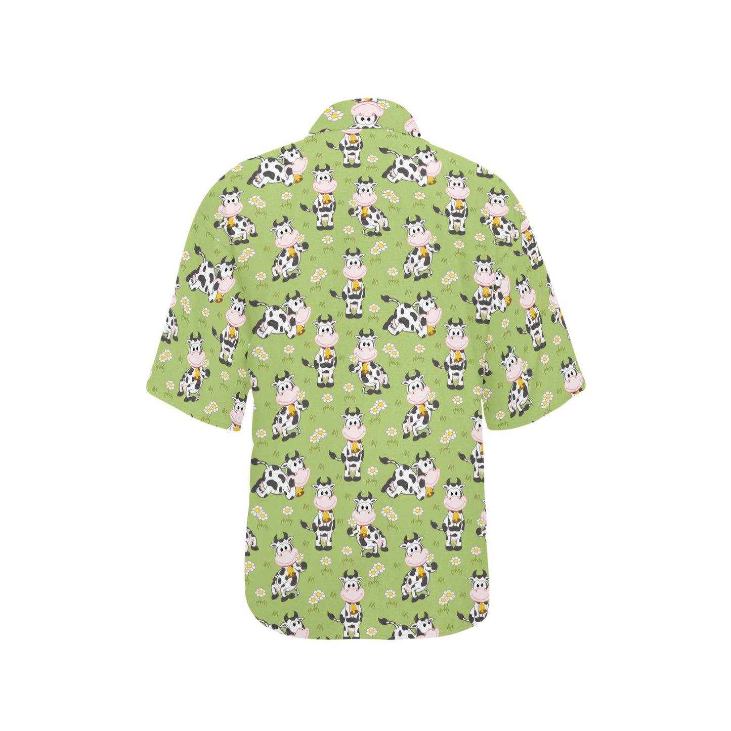 Cattle Print Design LKS401 Women's Hawaiian Shirt