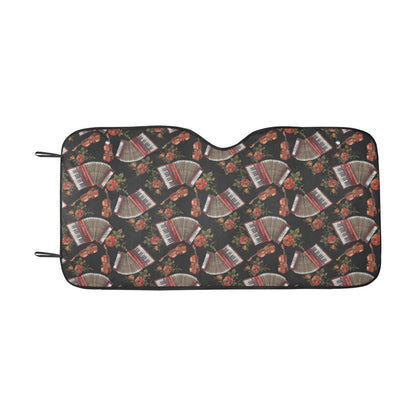 Accordion Print Design LKS403 Car front Windshield Sun Shade
