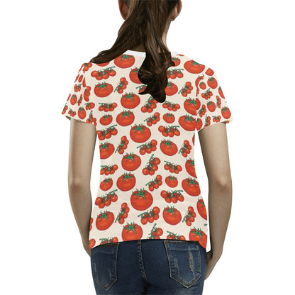 Tomato Print Design LKS302 Women's  T-shirt